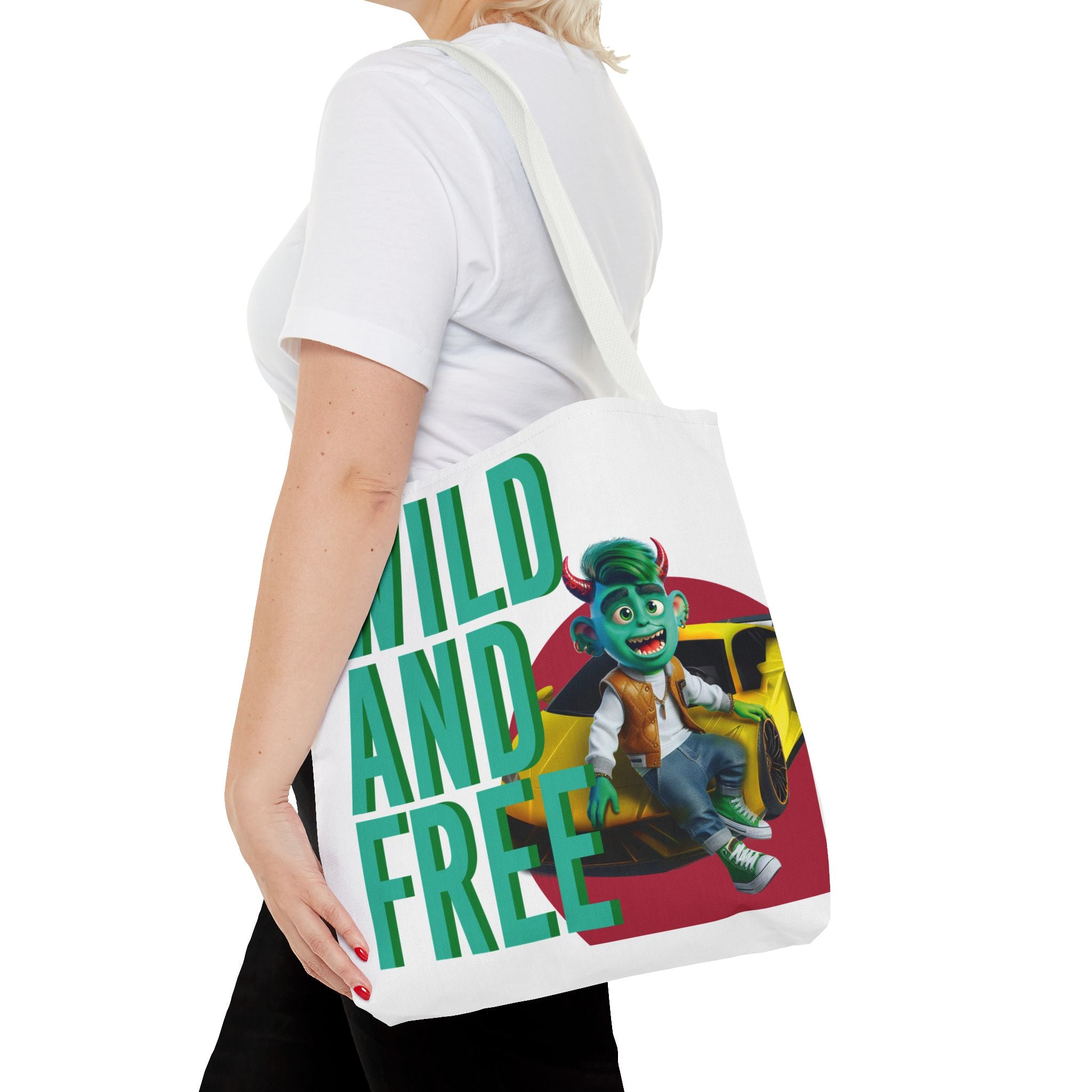 Image of Stylish All-Over Print Tote Bag – Durable & Functional